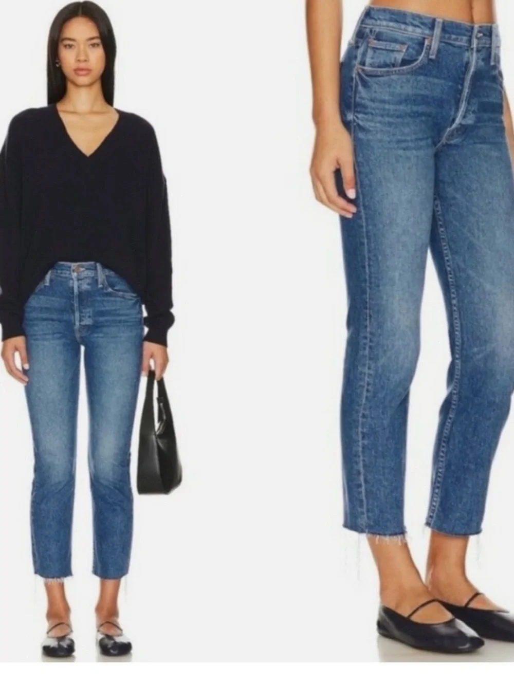 MOTHER denim The Tomcat Ankle Fray in On the Road wash - Picture 5 of 6